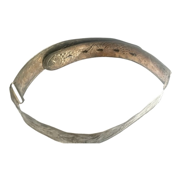 Vintage All Metal Boho Hippie Belt Made In India For Collector\'s Or Wear. main image 4